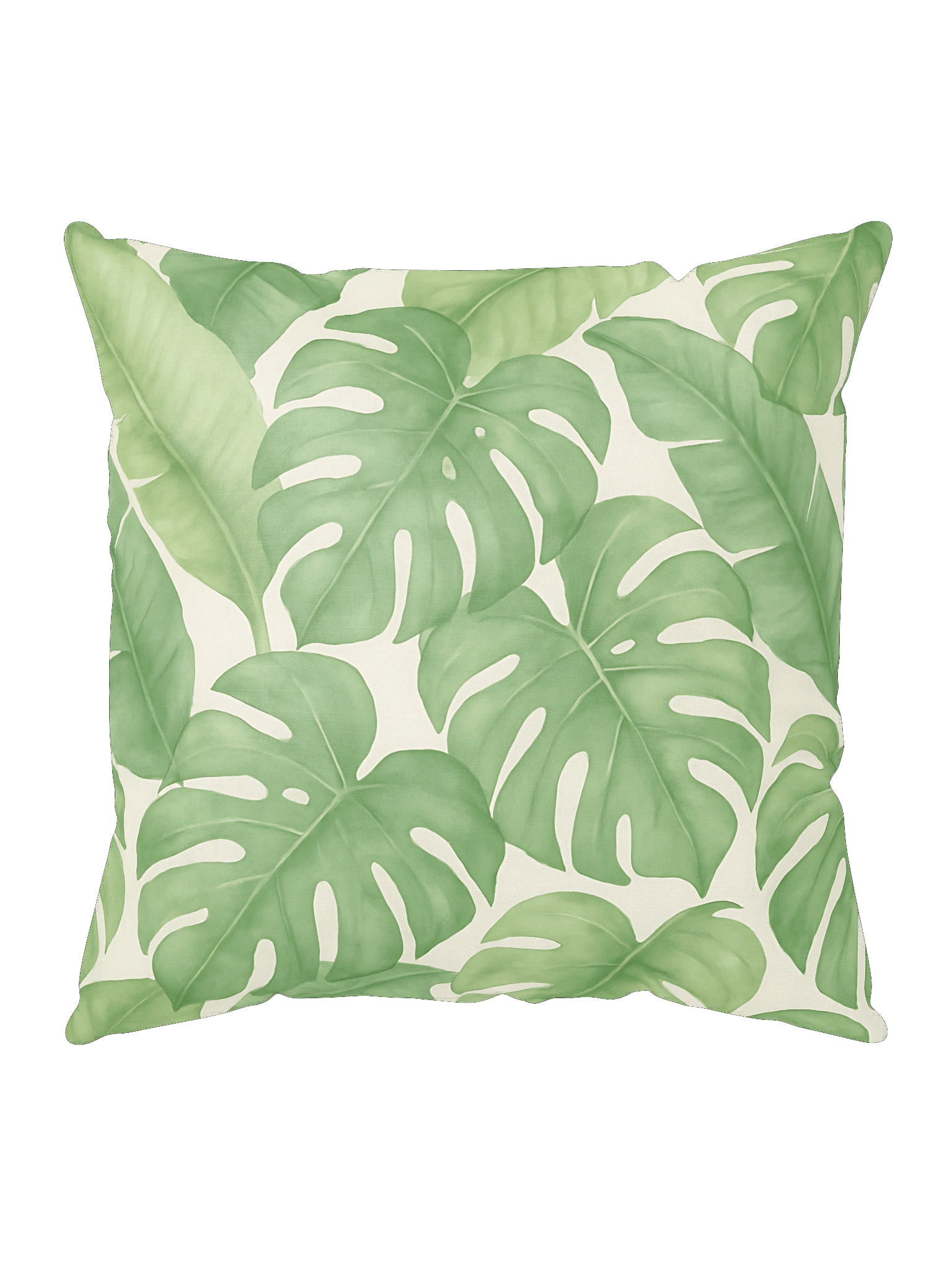 Tropical Green Leaf Theme Modern All-Over Pillow product image (7)
