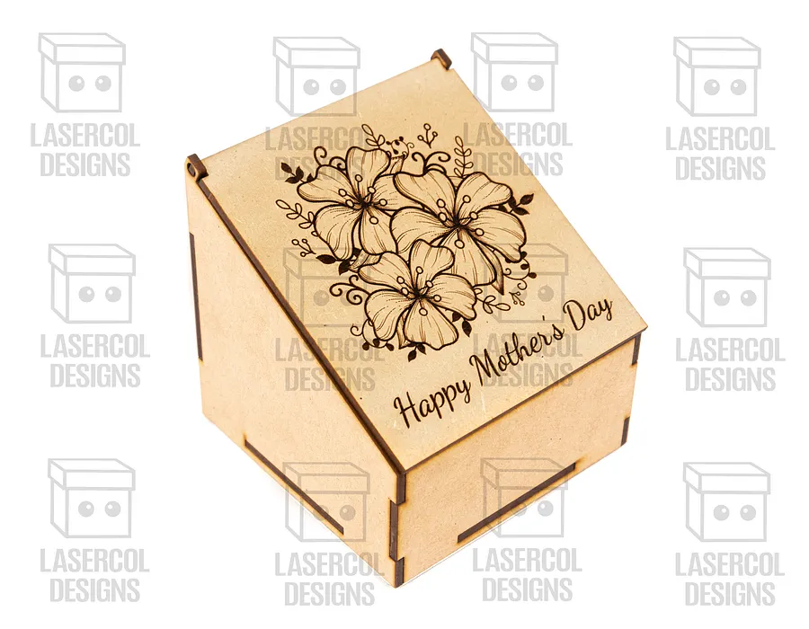 Mother's Day Gift Boxes (2 Sizes, 4 Styles) - Laser Cut Files product image (8)