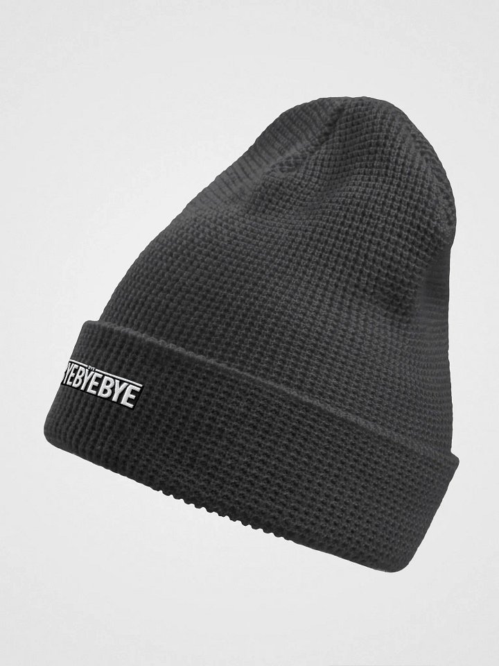 ByeByeBye Waffle Knit Beanie product image (2)