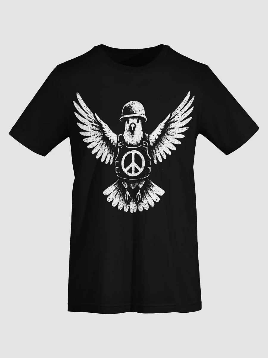 Armored Dove Tee – Peace Under Attack T-shirt product image (9)