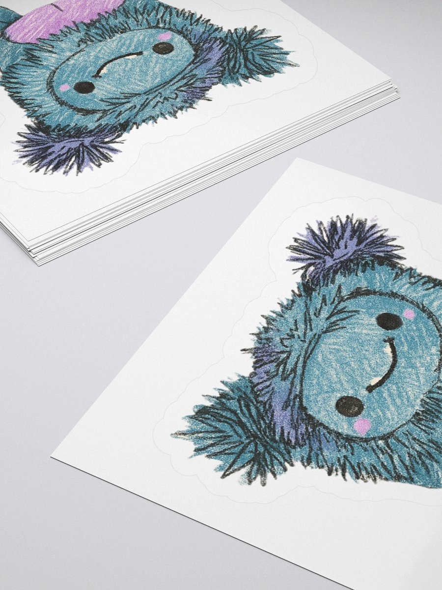 Cute Bigfoot Doodle Kiss Cut Stickers product image (7)