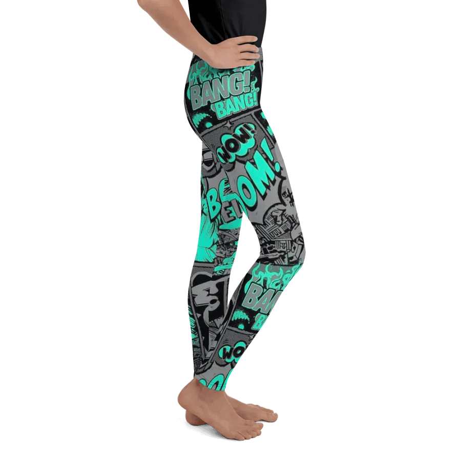 Kids Leggings – Boom Bang Baff Print for Energetic & Fun Style product image (10)