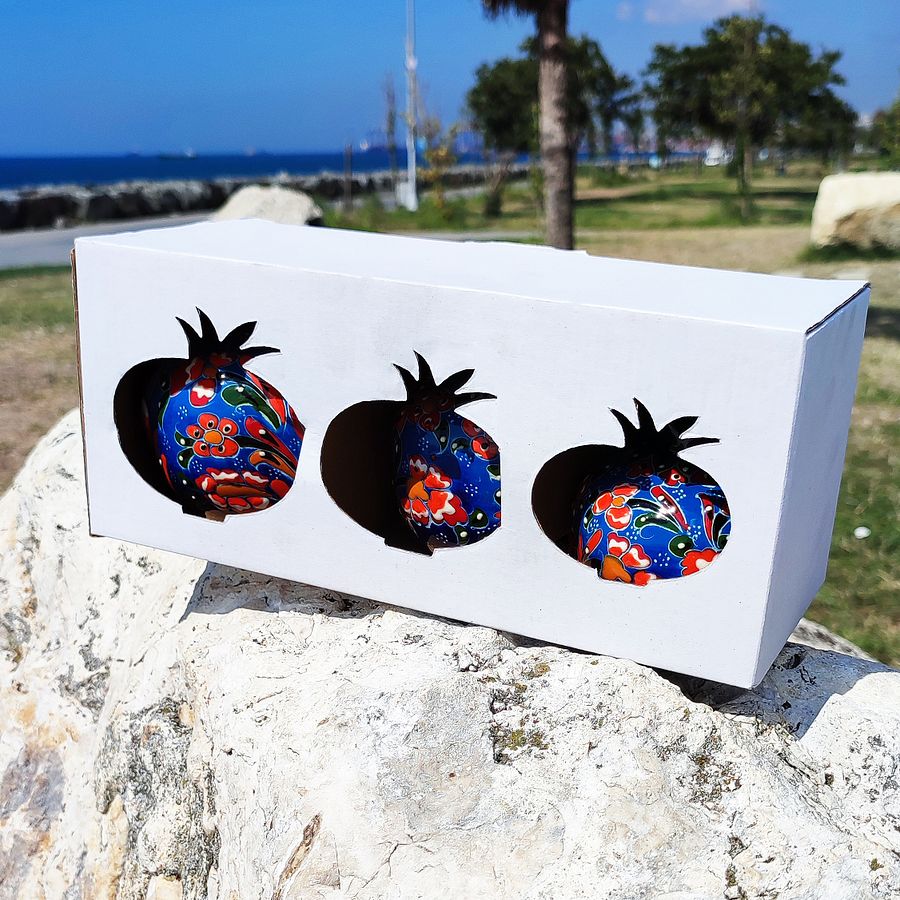 Illuminate Your Space with Handmade Turkish Ceramic Pomegranates! — handmade pottery, handmade ceramic, home decor, handmade gift product image (9)