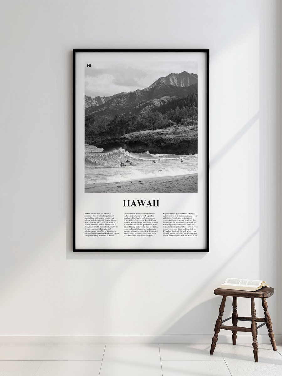 Hawaii 01 Newspaper Poster product image (4)