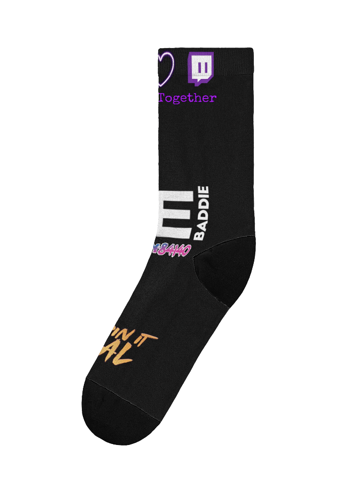💜💚 bE Baddie Socks 💚💜 product image (2)