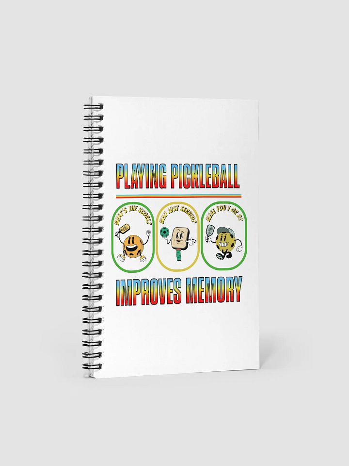 Playing Pickleball Improves Memory Lane Notebook product image (2)