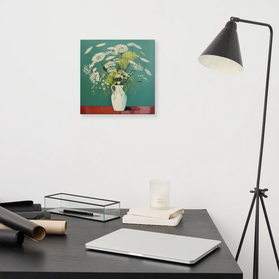 Art2401-58 Vase Flowers Still Life - Canvas Print - sm product image (8)