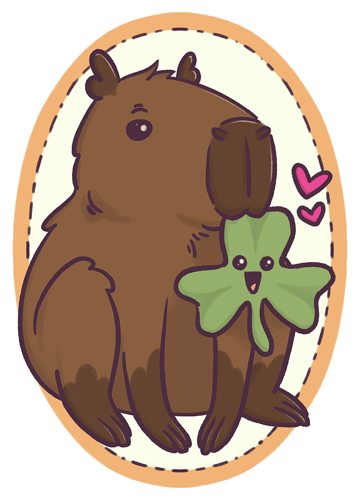 sticker : paddy capy product image (1)