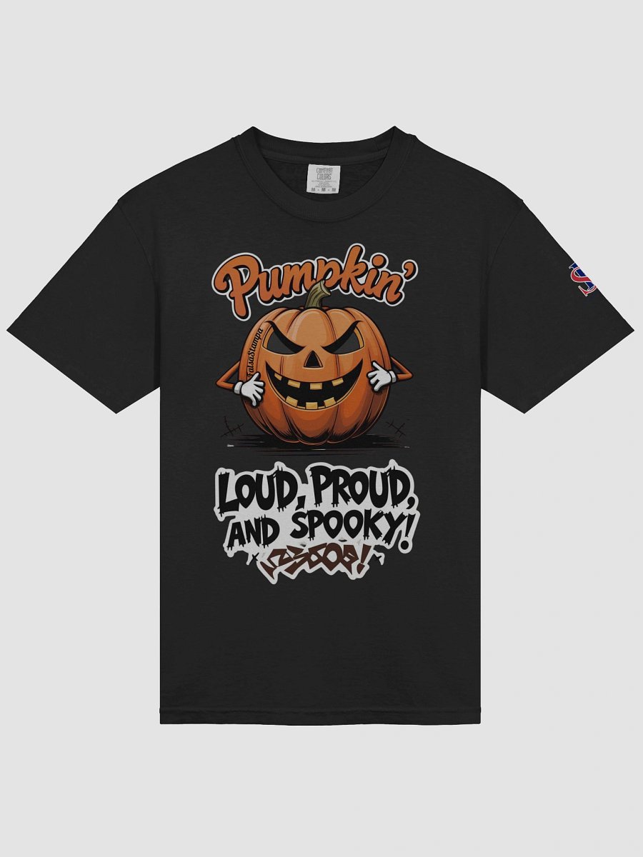 Pumpkin’ Loud, Proud & Spooky – Creepy Halloween T-Shirt Design product image (20)