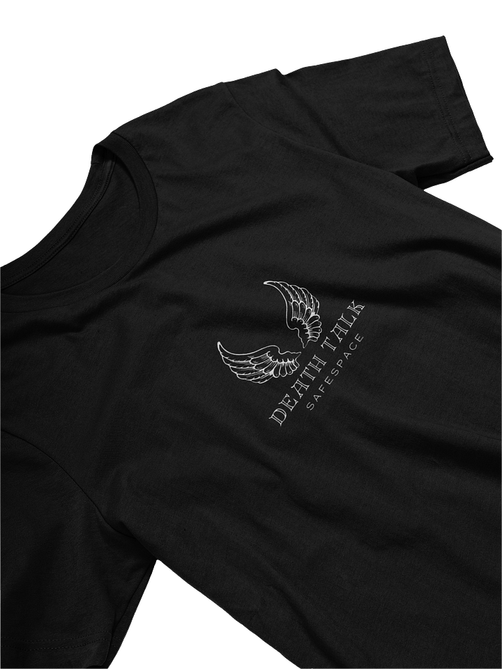 T-Shirt (Unisex) - Death Talk Safe Space (Angel Wings) on Black product image (2)