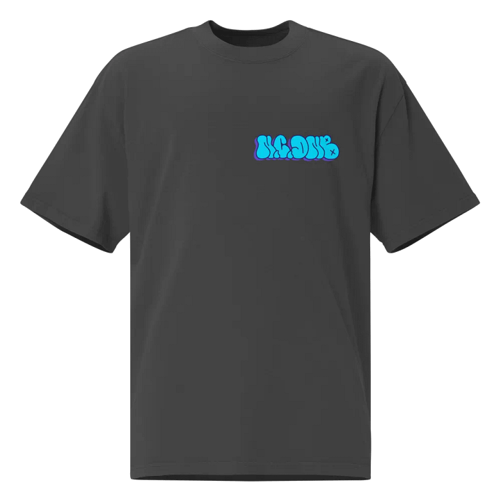 NCDNB FRESH 3D Front & Back AS Colour Premium Oversized Faded T-Shirt product image (1)