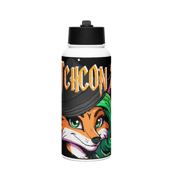 Foxy TwitchCon 2025 Stainless Steel Water Bottle product image (1)