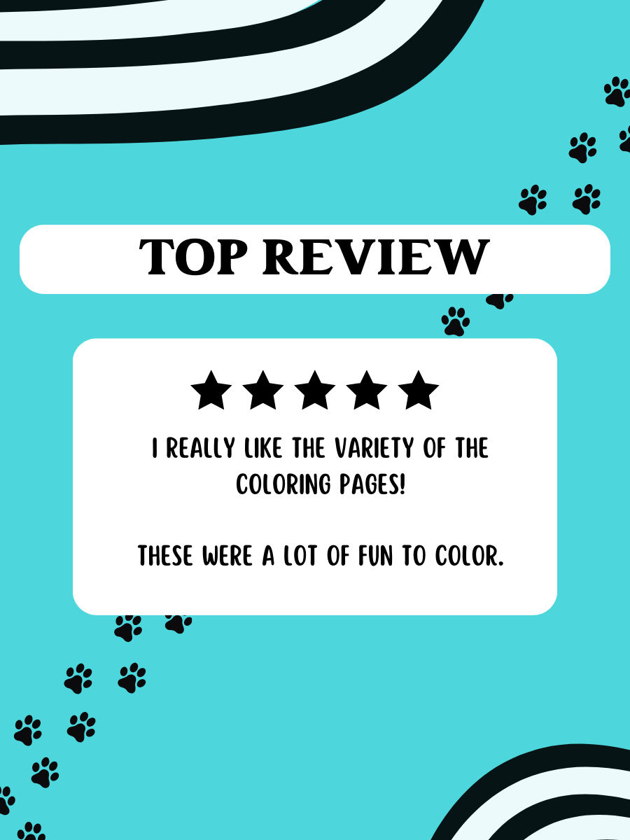 TAIL WAGGIN' TIME COLORING PAGES product image (7)