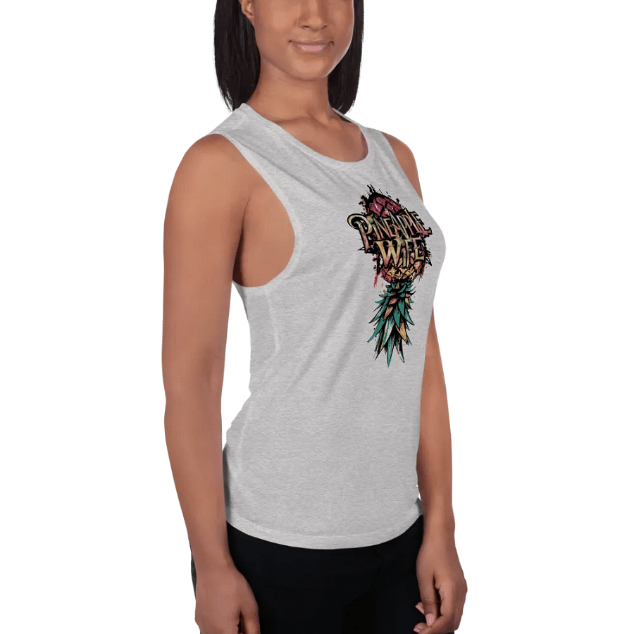 Pineapple Wife Urban Pineapple Flowy Muscle Tank product image (51)