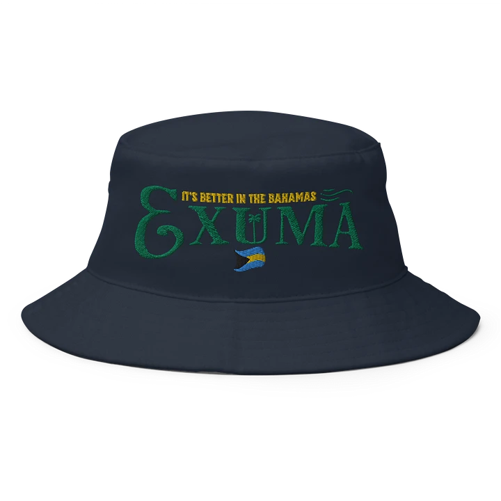 Exuma Bahamas Hat : It's Better In The Bahamas Flag Bucket Hat Embroidered product image (4)