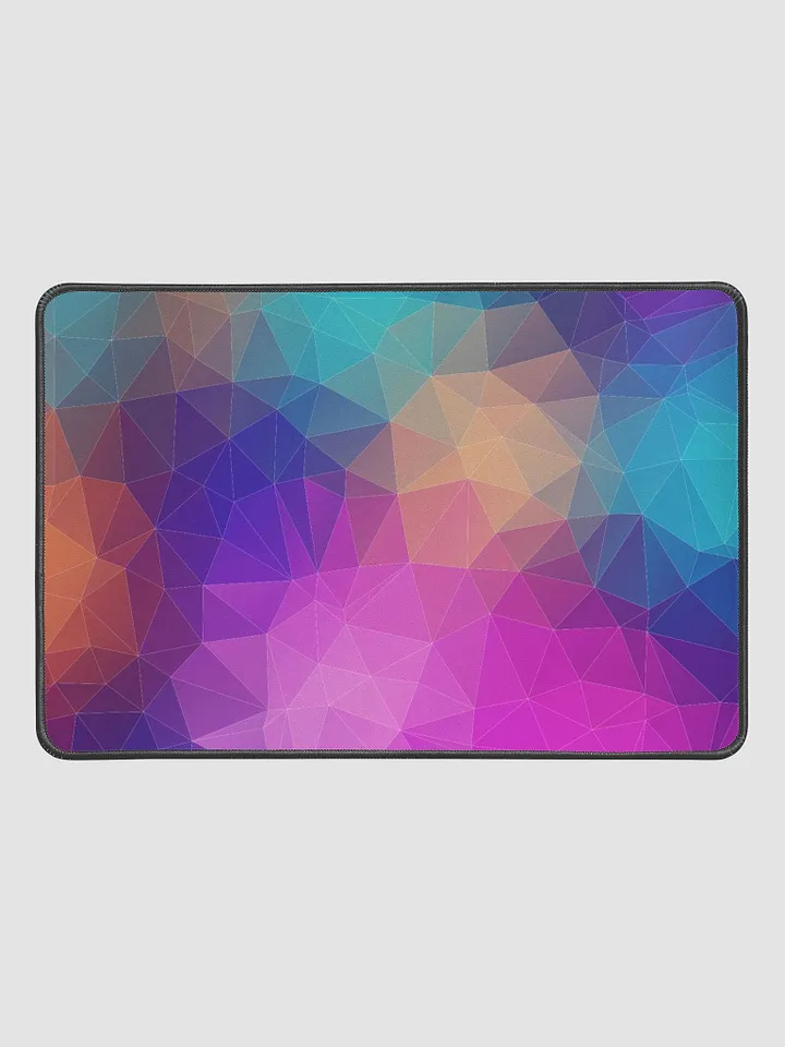 Vibrant Mosaic Desk Mat - 12” x 18” product image (1)