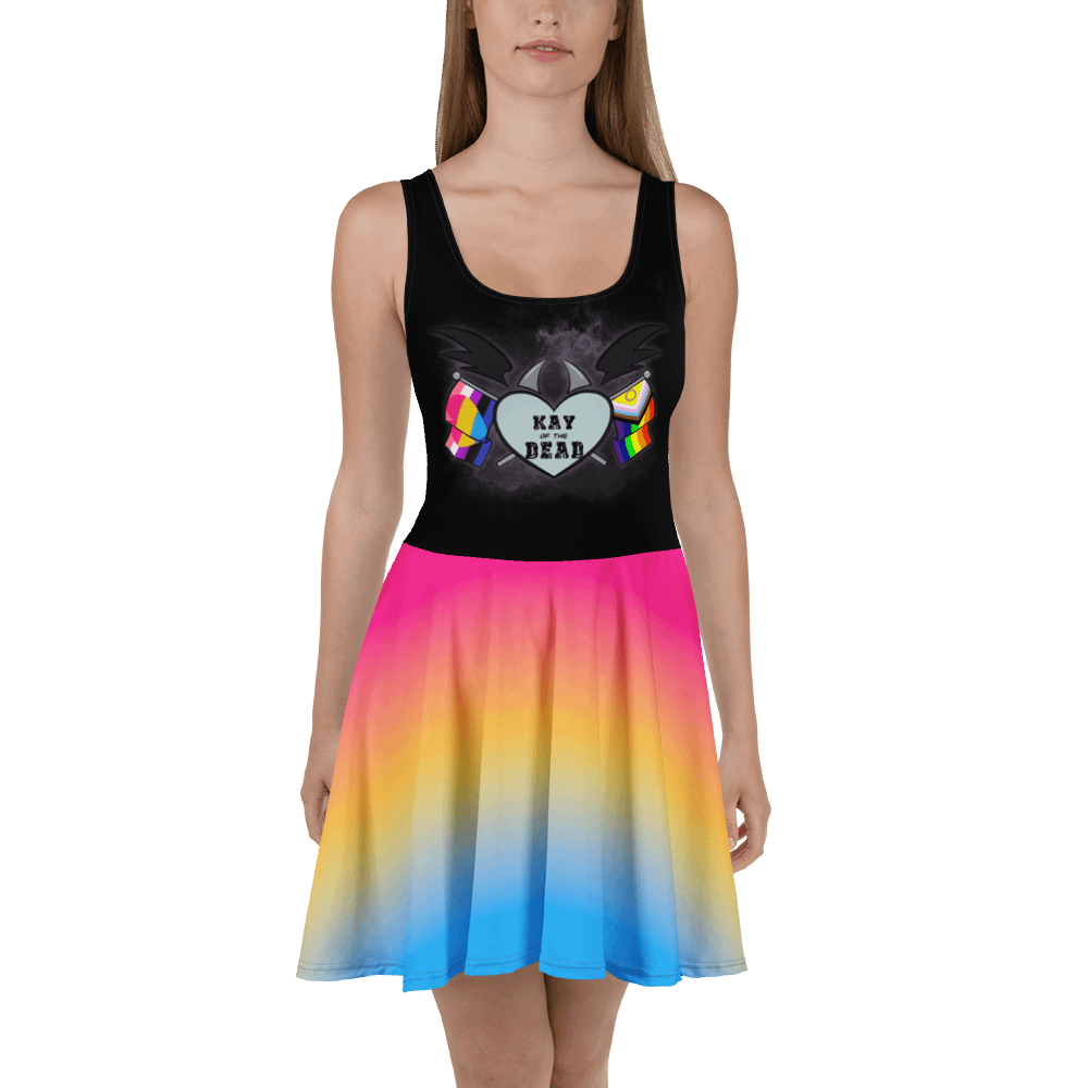 Kay_of_the_Dead Pride Logo Dress With Pansexual Pride Skirt product image (2)