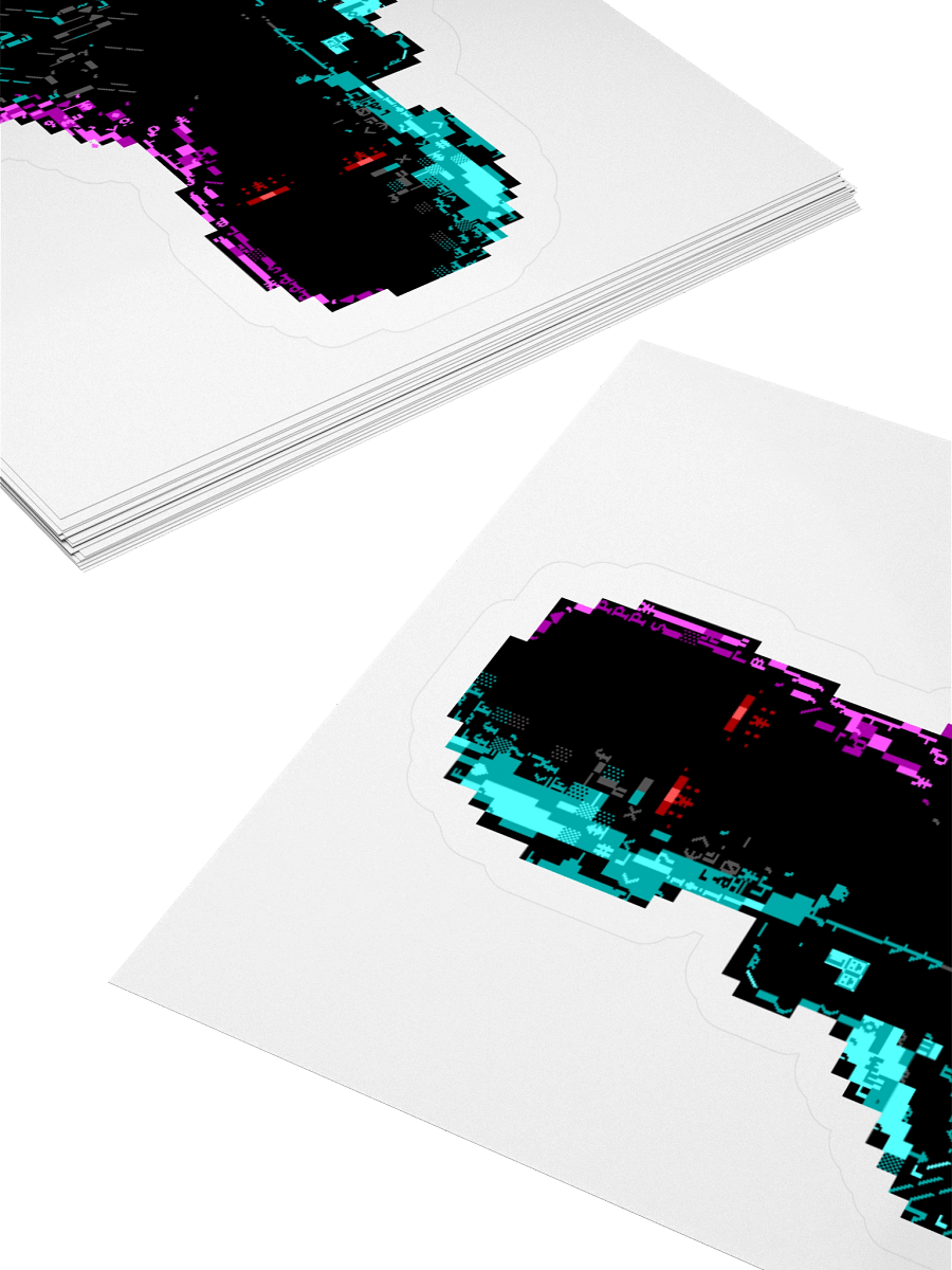 Ghost in the Wires ASCII Art Sticker product image (10)