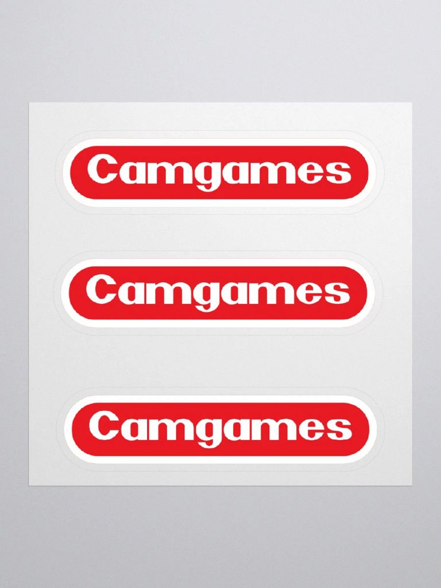 Camgames Sticker Set (3) product image (1)