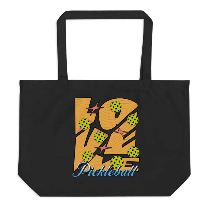 Love Me Pickleball Organic Tote product image (1)