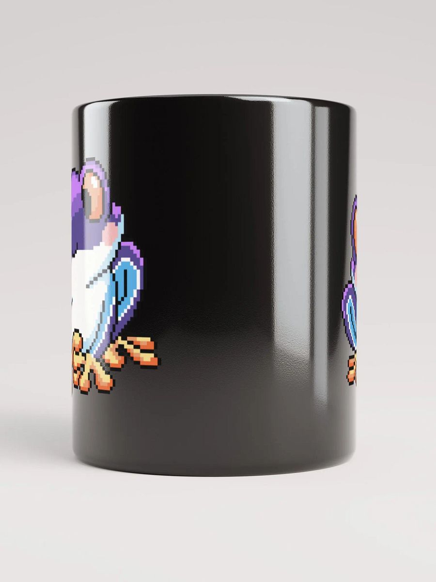 Purple Rip the Frog Black Glossy Mug product image (3)