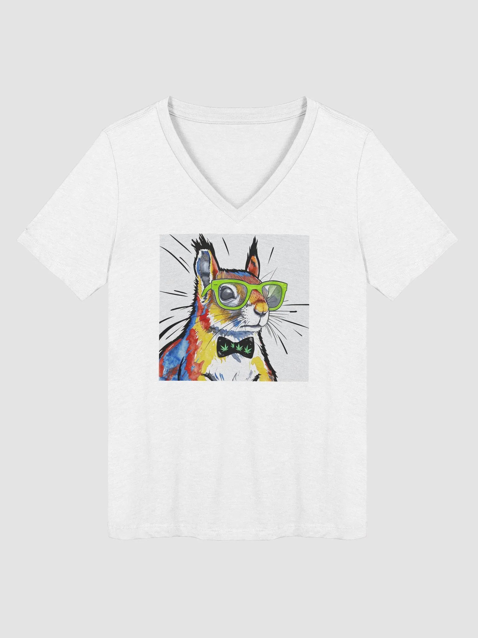 Sassy Squirrel V-Neck Tee product image (1)