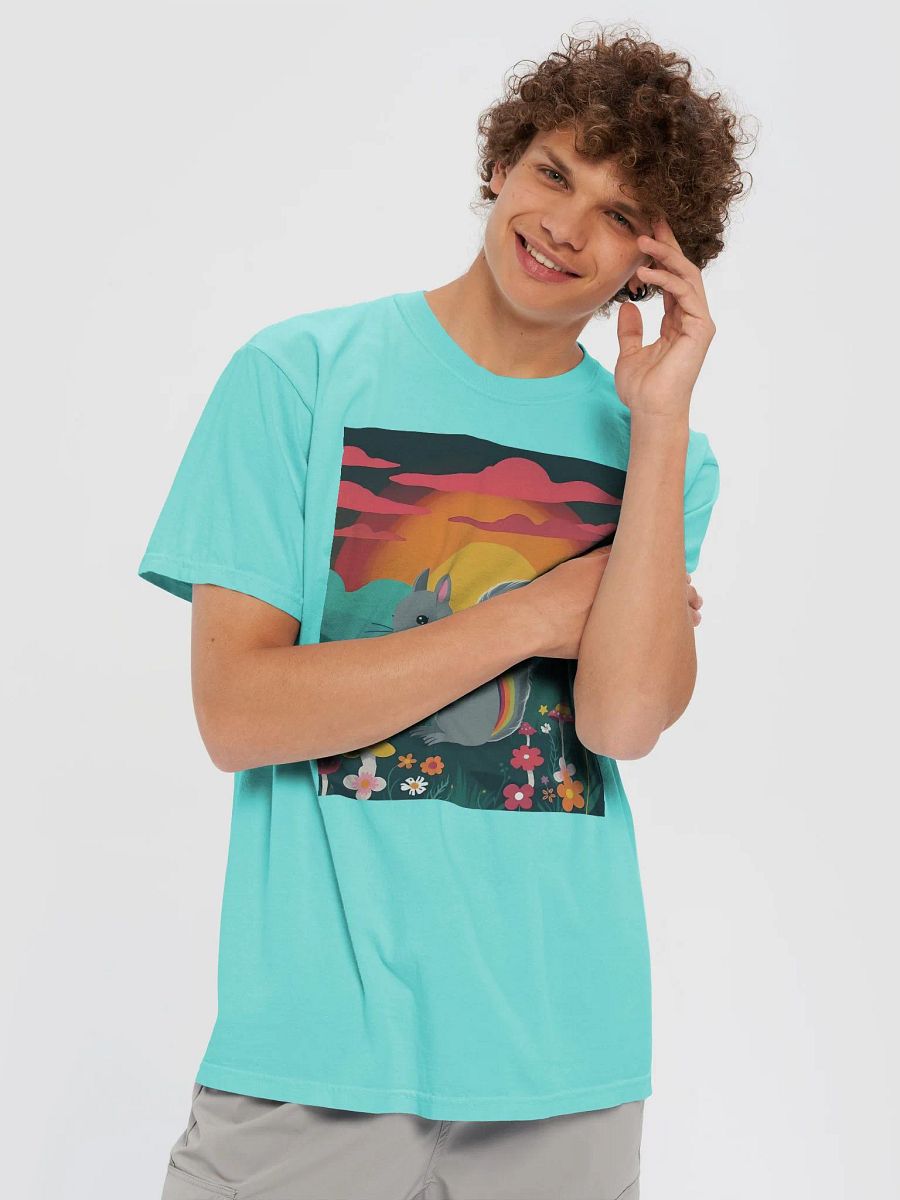Vintage Comfort: Garment-Dyed Cotton Tee product image (5)