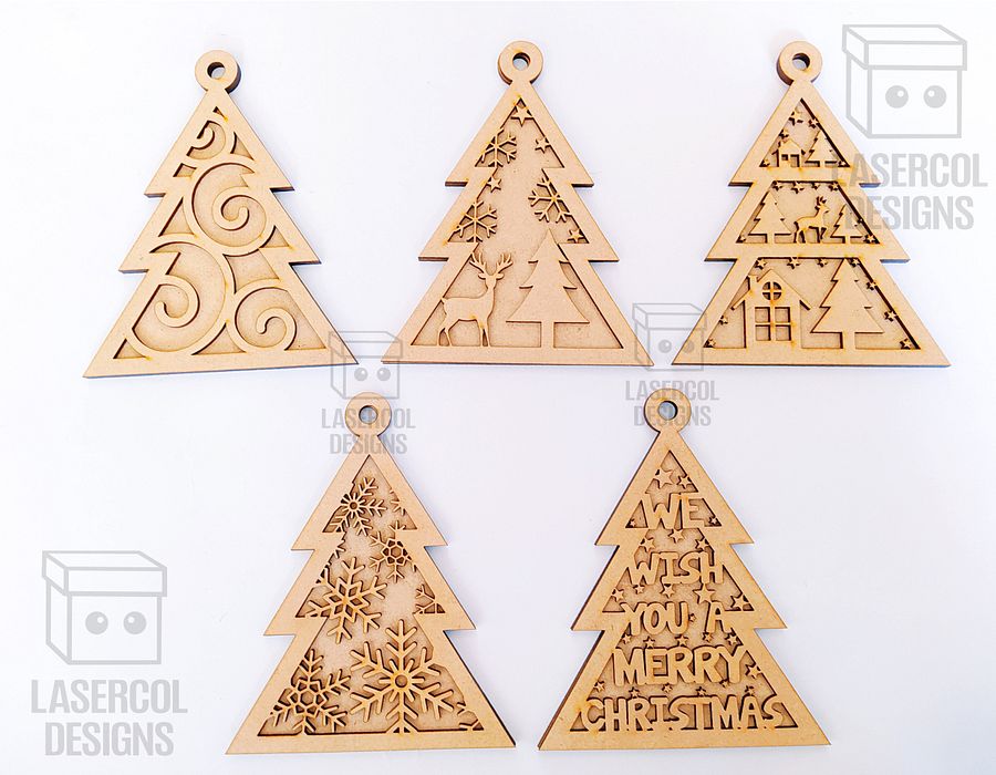 Christmas Ornaments - Laser Cut Files product image (9)