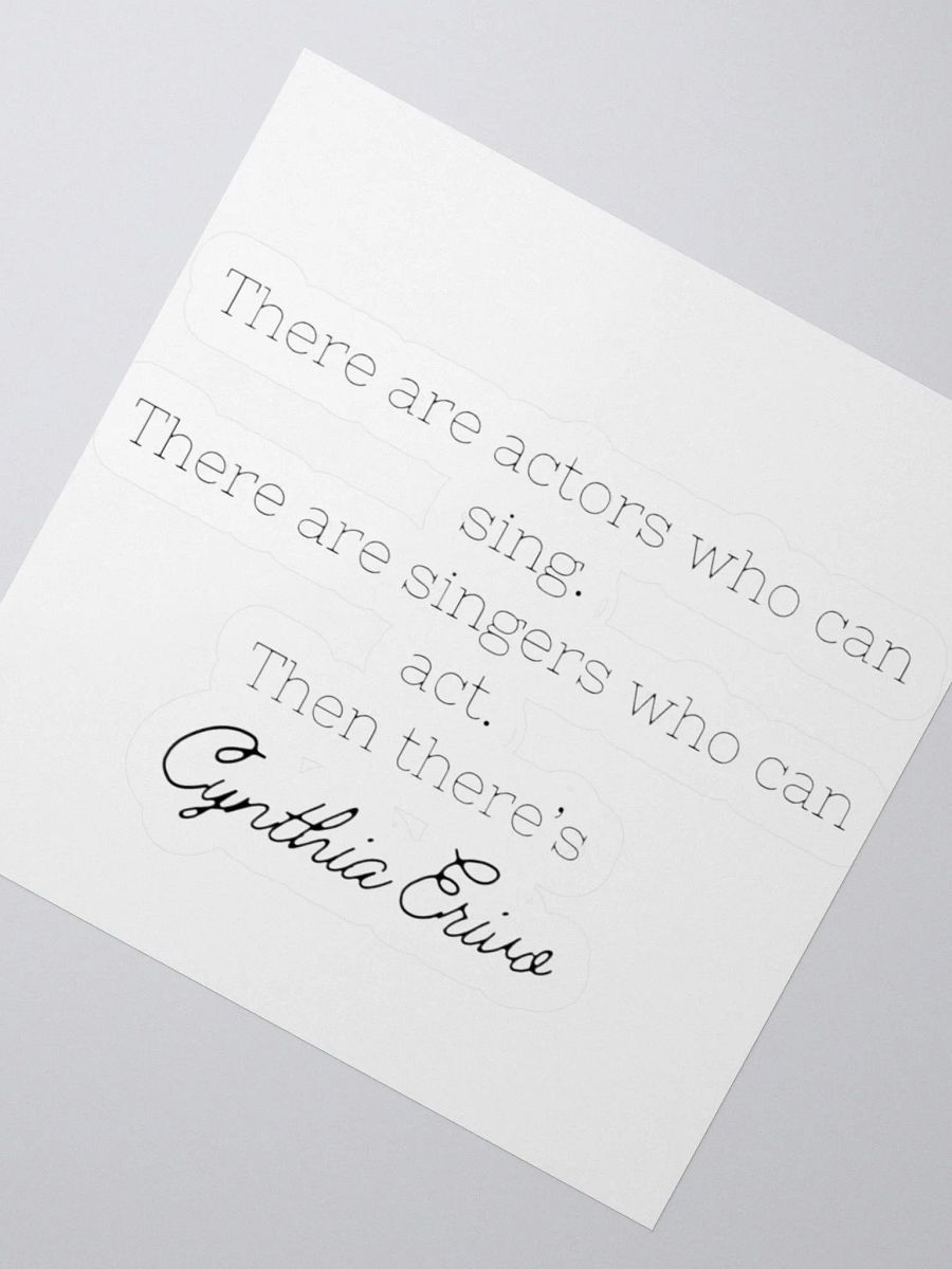Cynthia Erivo God Tier Sticker product image (4)
