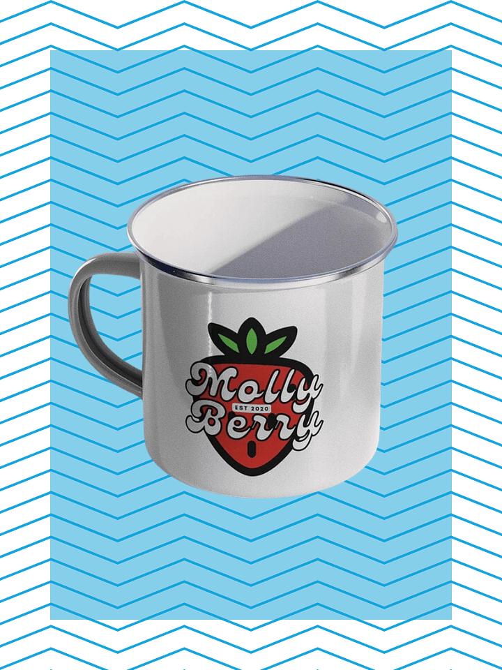 GroovyBerry Enamel Mug product image (1)