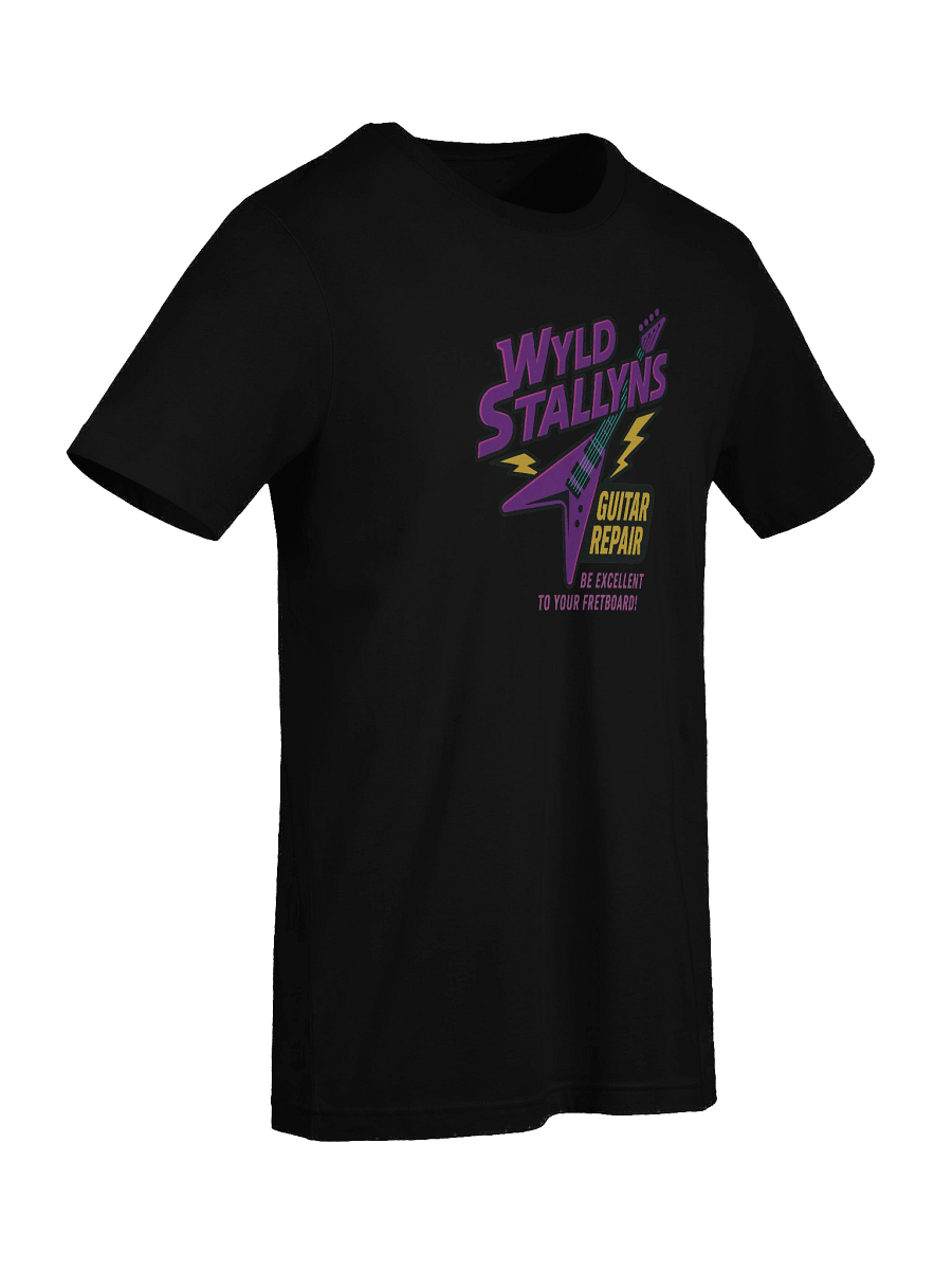 Wyld Stallyns Guitar Repair T-Shirt – Funny Bill & Ted Parody Shirt product image (9)