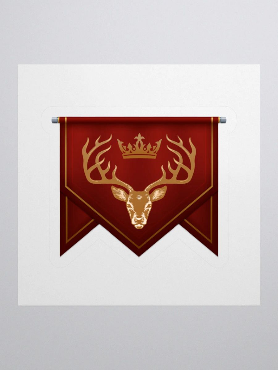 vris Mhanek Deer Banner Sticker product image (1)
