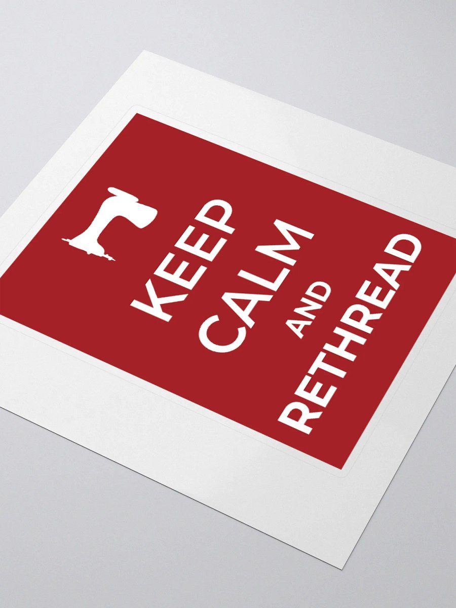 Keep Calm Red Sticker product image (3)