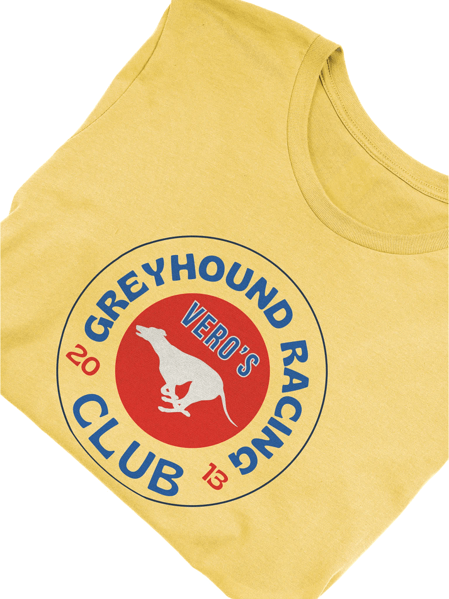 Vero's Greyhound Racing Club T-Shirt product image (3)