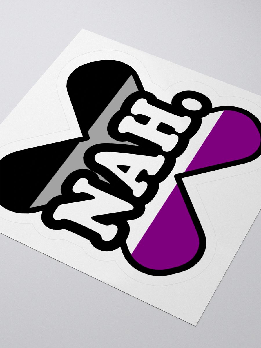 Asexual "Nah" sticker product image (3)