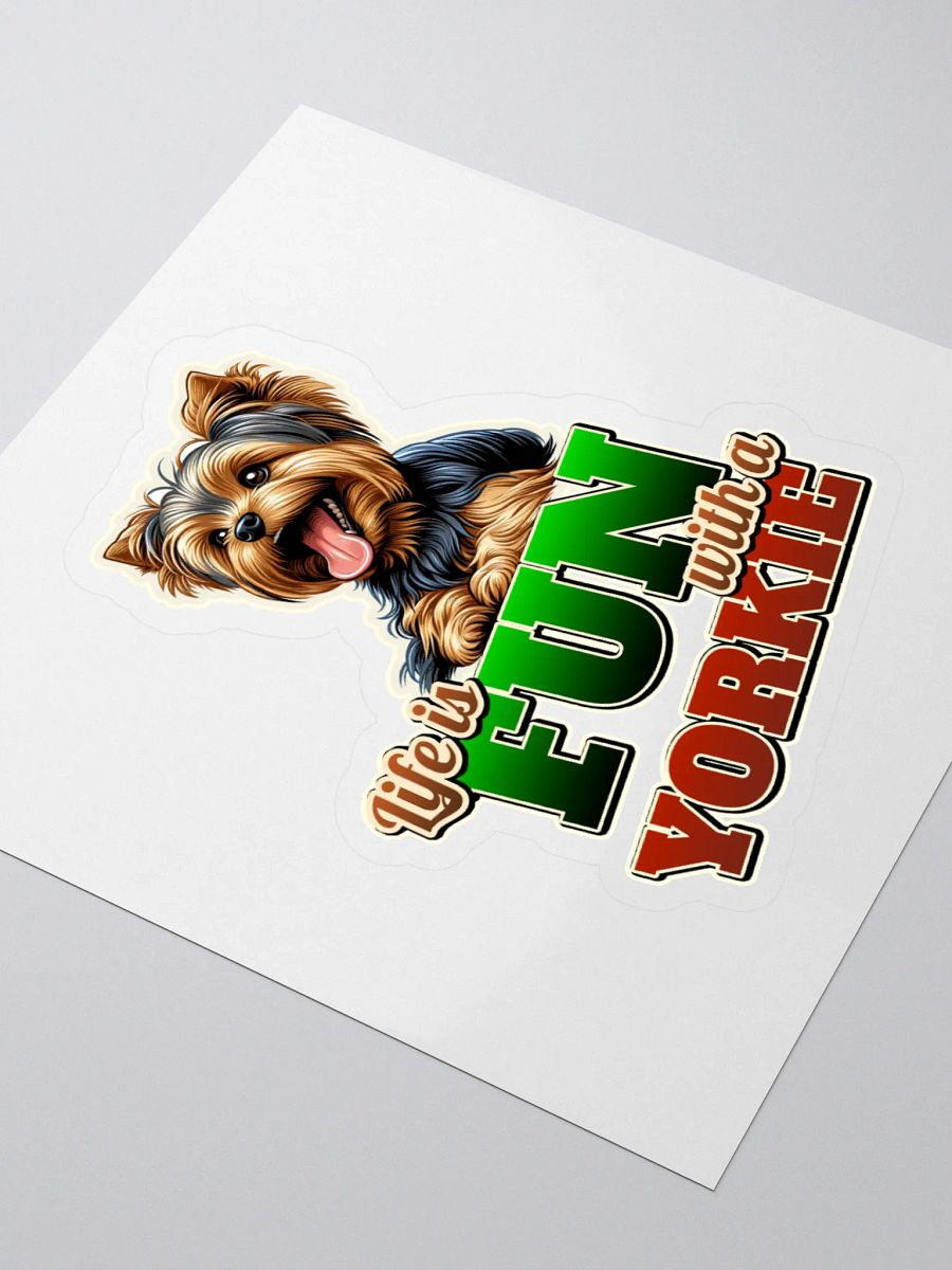 Fun with a Yorkie Sticker Set product image (3)