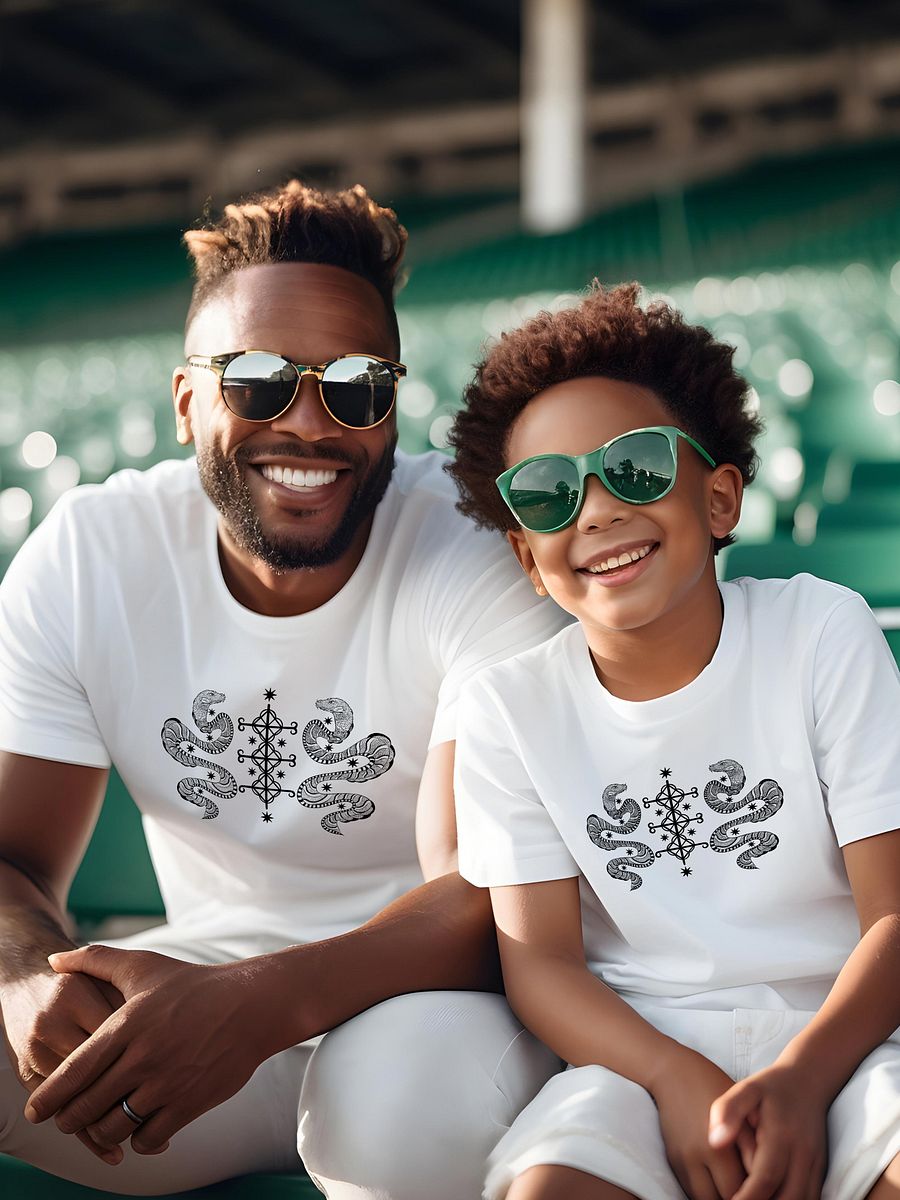 T-shirt avec le vèvè de Damballa & Ayida Wedo product image (1)