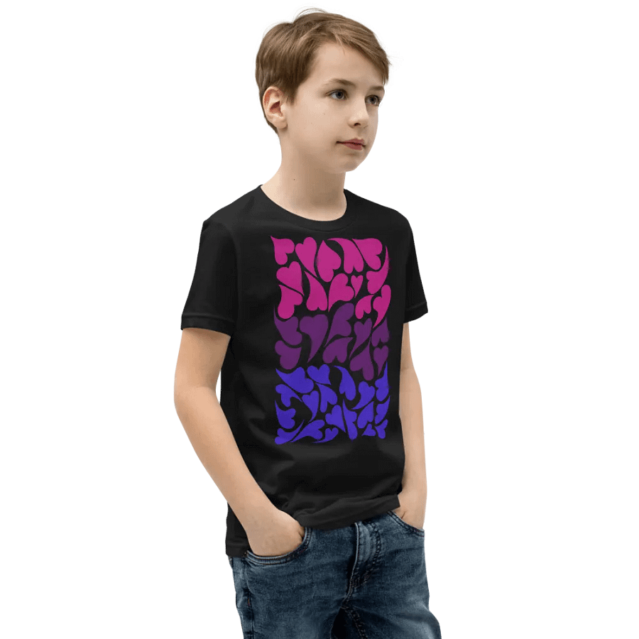 Nestled PRIDE Bisexual T-shirt (Youth) product image (6)