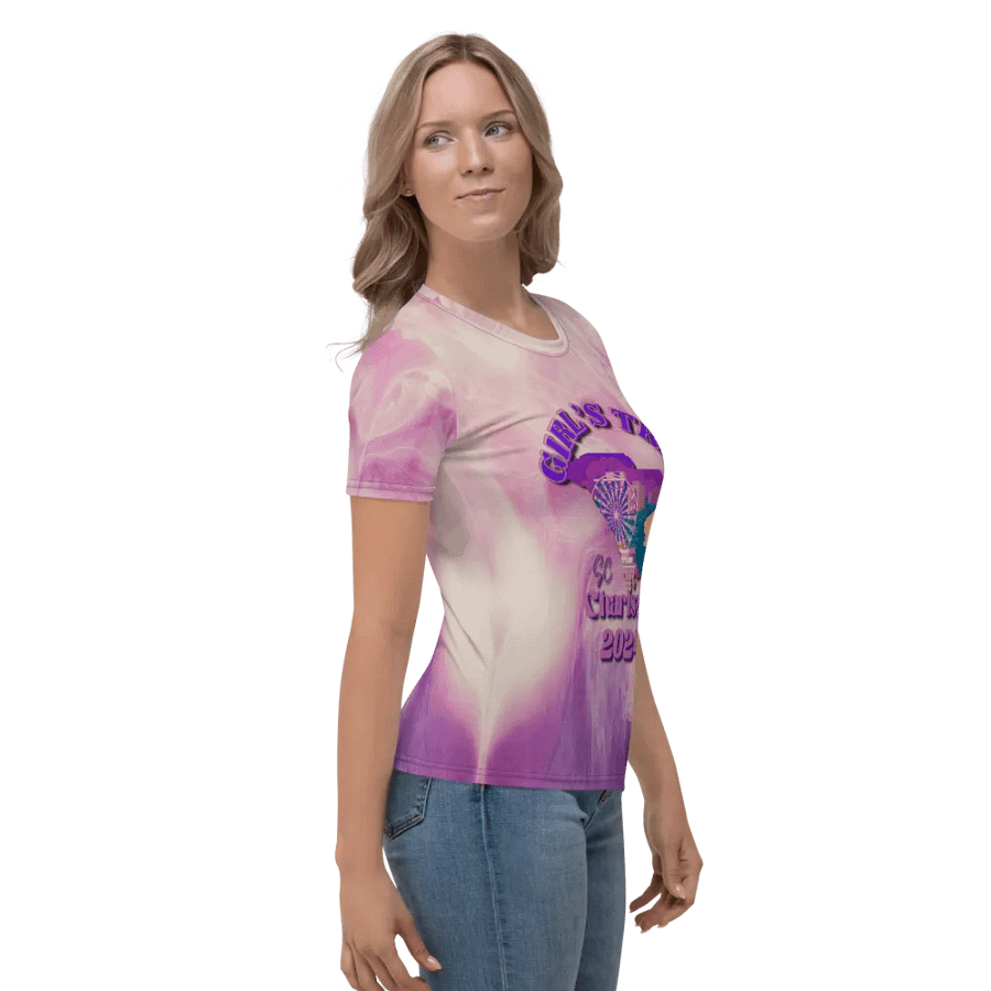 Girls Trip Charlston Sc 2024 All Over Print T-shirt product image (4)
