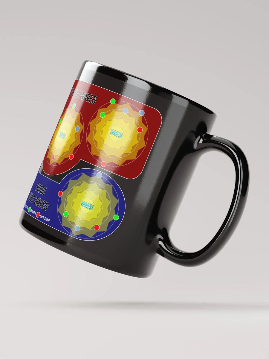 Lewb's Solo Wave Defence Guide Black Glossy Mug product image (4)