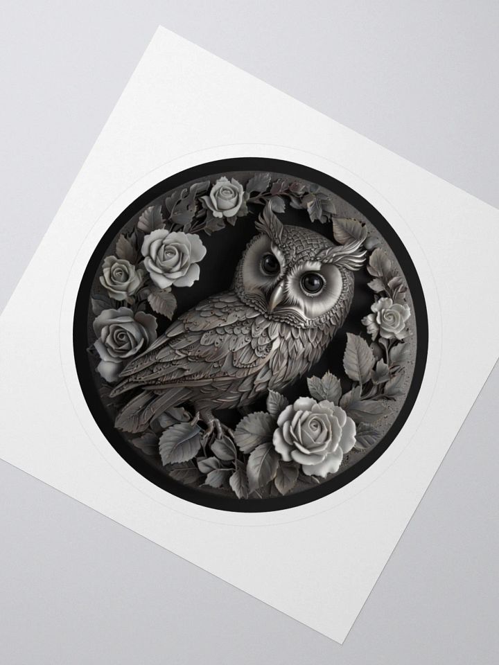 Mystic Owl and Roses Sticker Set product image (2)