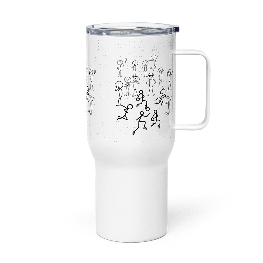 fun paint and sip Travel Mug gift for arty friends product image (4)