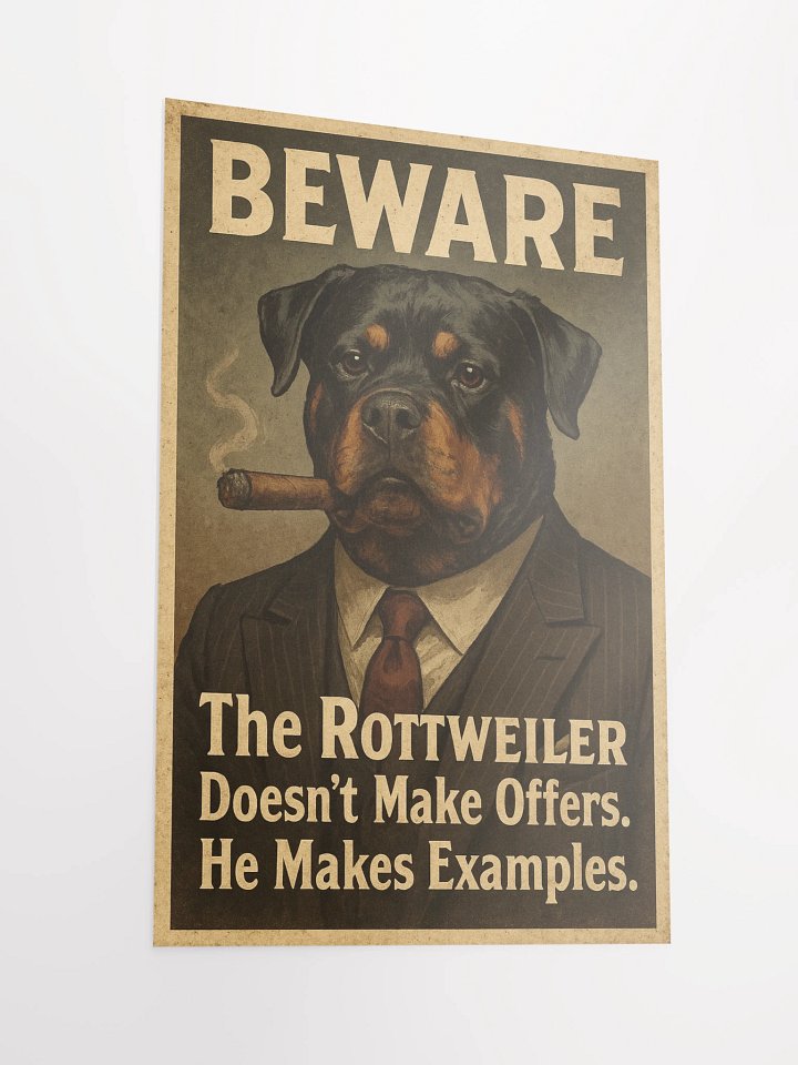 The Rottweiler Boss Poster product image (5)