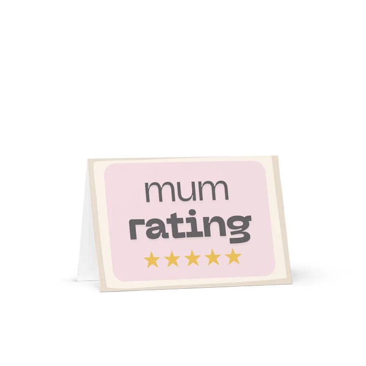 Funny Mother's Day Card 5 Star Mum Rating product image (2)