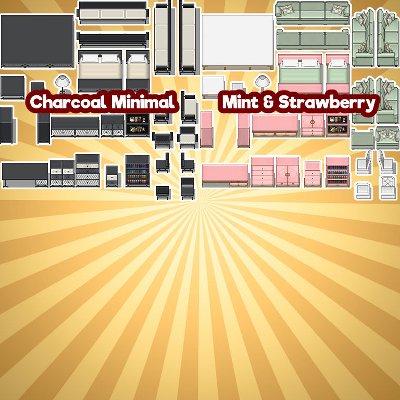 KR Furniture Store ~ Modern Suites Tileset for RPGs product image (4)