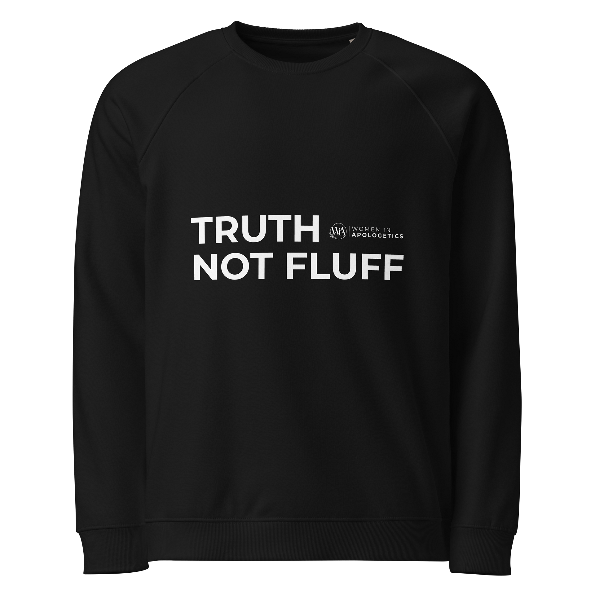 Truth Not Fluff Raglan Sweatshirt product image (1)
