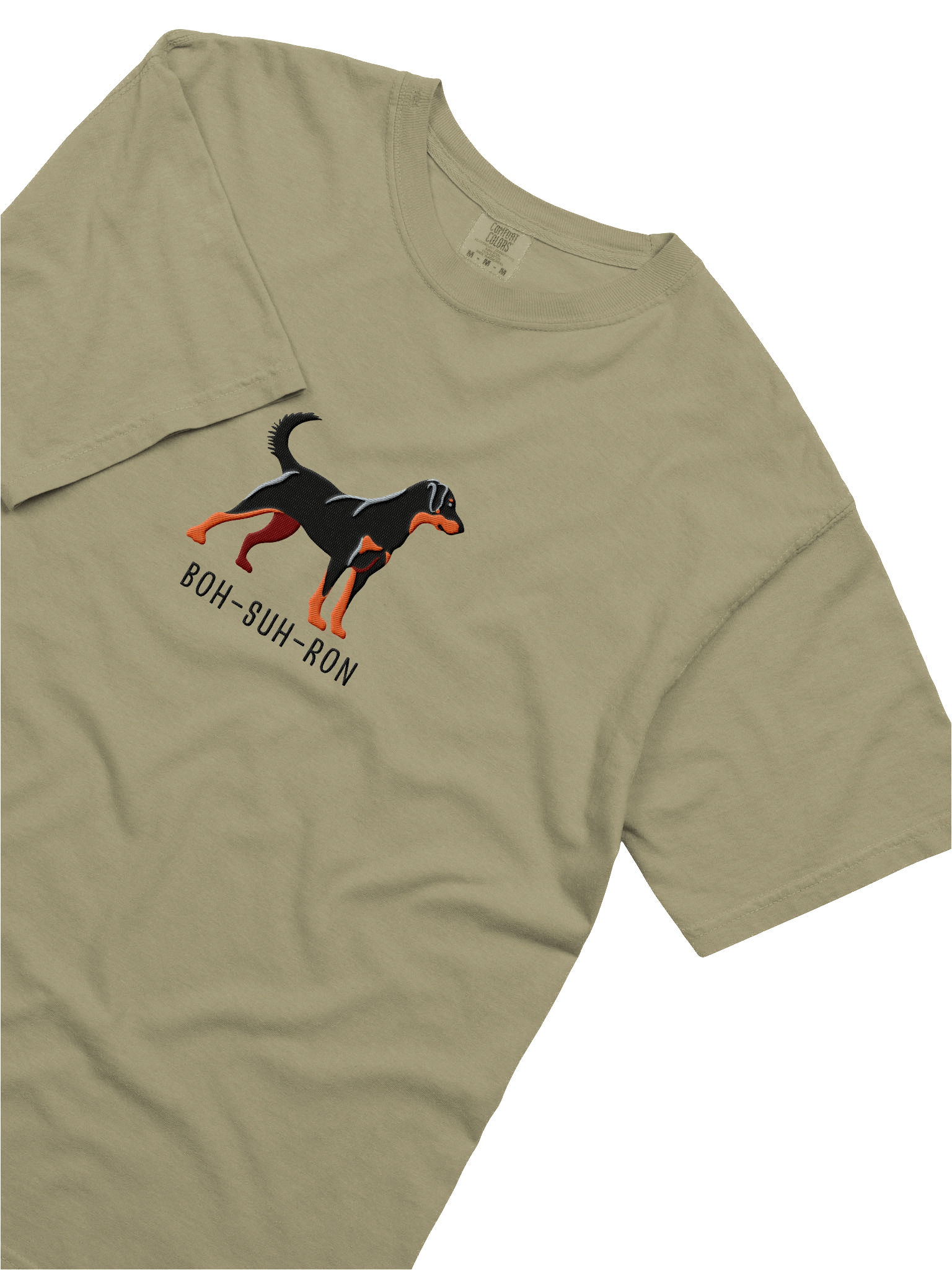 Boh-Suh-Ron T-Shirt(Embroidered) of a Beauceron(Black & Tan) product image (28)