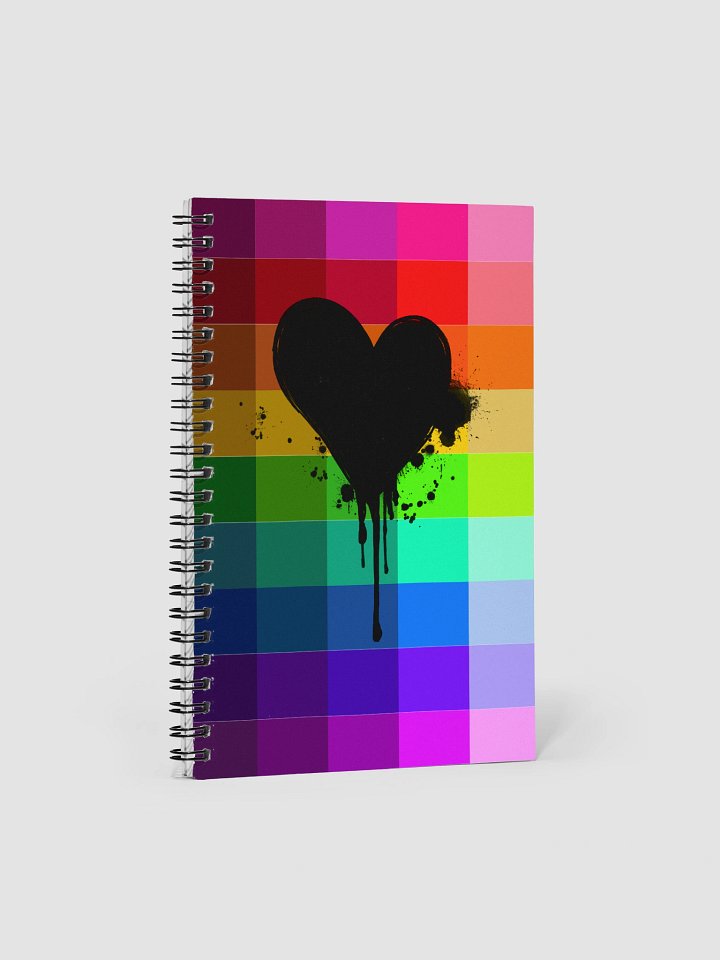 Bleeding Heart Spiral Notebook product image (1)