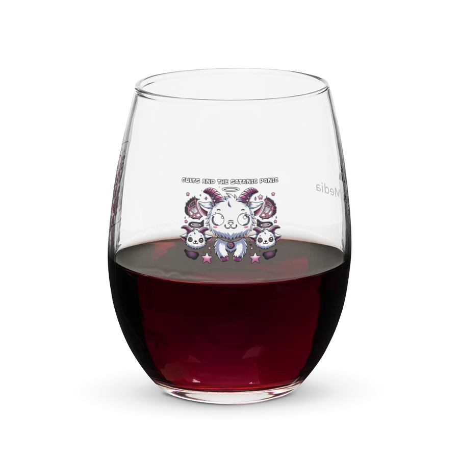 Cults And The Satanic Panic Stemless Wine Glass product image (4)