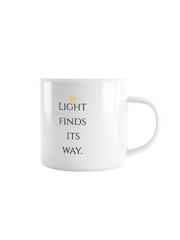 Light Finds Its Way Enamel Mug product image (1)